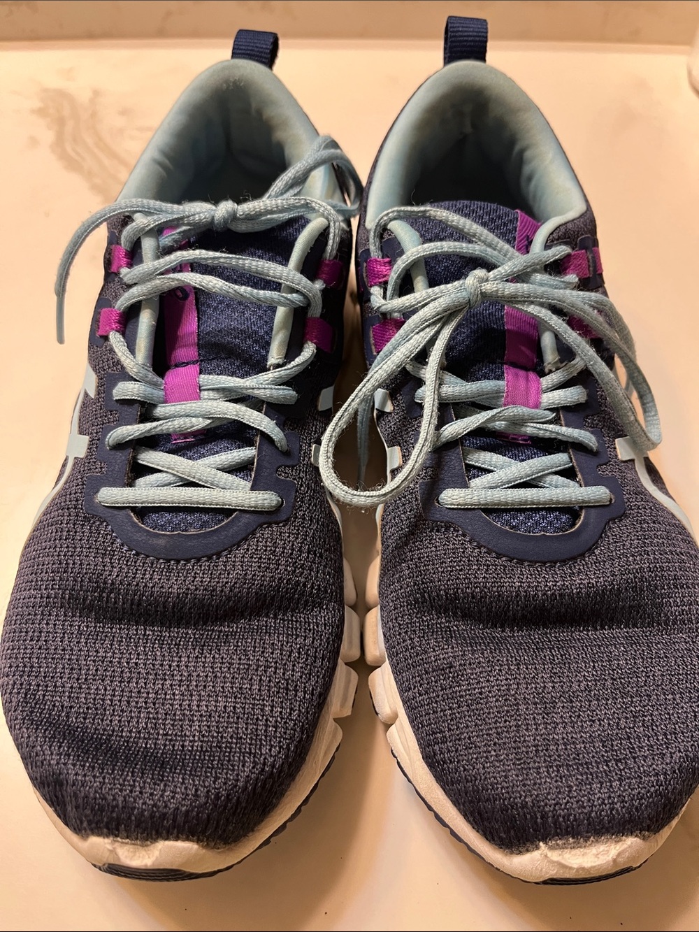 Women’s Asics Sneakers in Navy and Light Blue